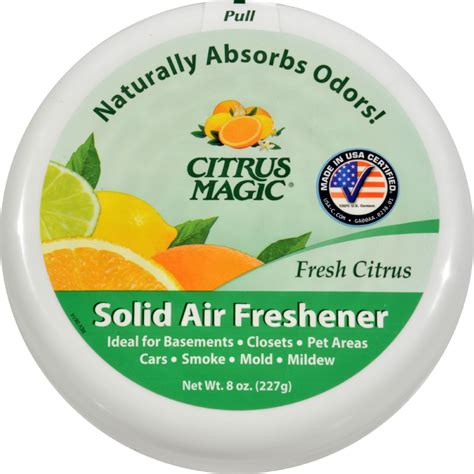 Neutralize Shoe Odors with Citrus Magic Solid Room Deodorizer